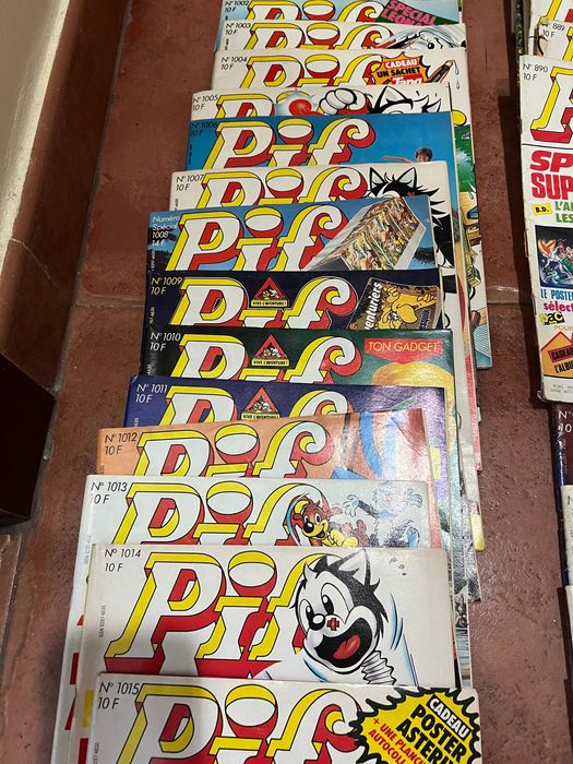 Списания Pif на френски език