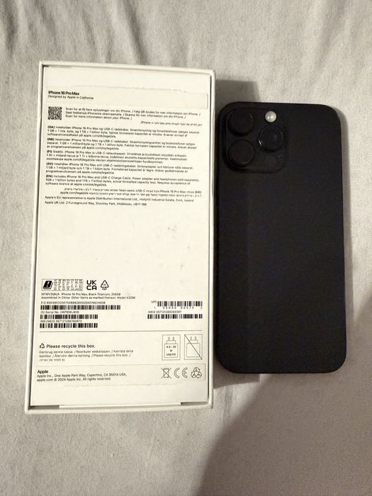 Iphone 16 pro max 256 gb