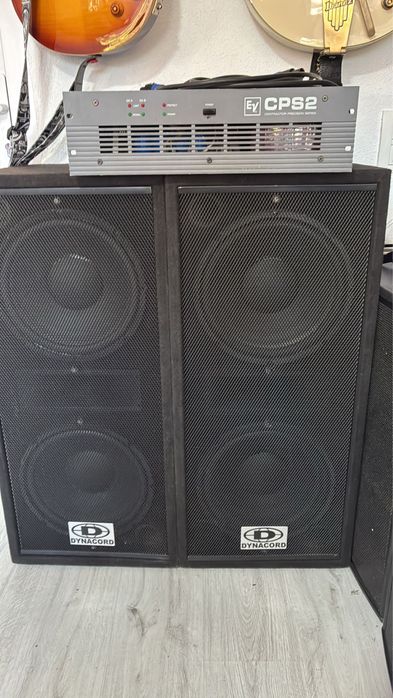 Boxe Dynacord VL212 clone și amplificator Electro-Voice