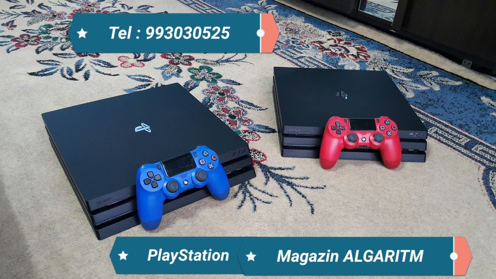 Playstation 4. PRO { 4K }. HDR. + Joystick + Games.