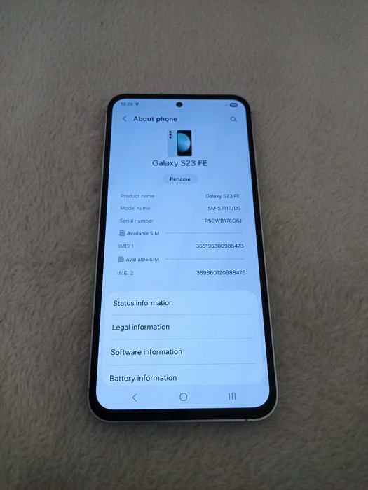 S23 FE (8 GB RAM/128 GB) Samsung (NOU)