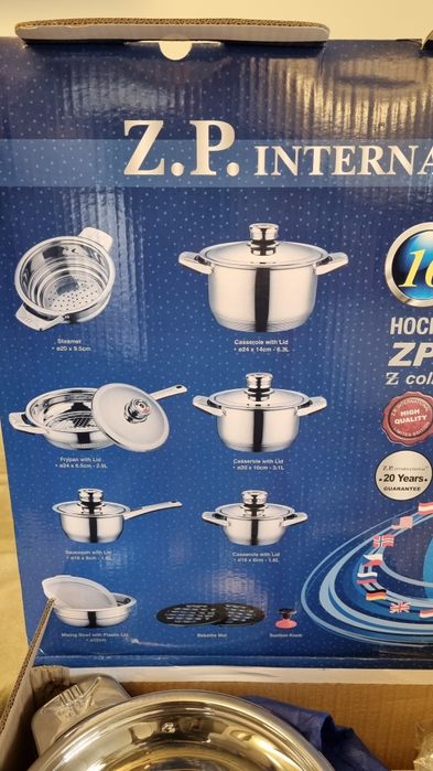 Set de oale din inox 16 piese