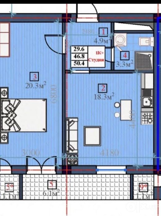 продам 2х комнатную квартиру SXF ул. Амира Тимура