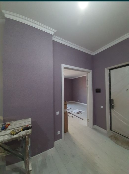 Поклейка обоев  галтел  краска