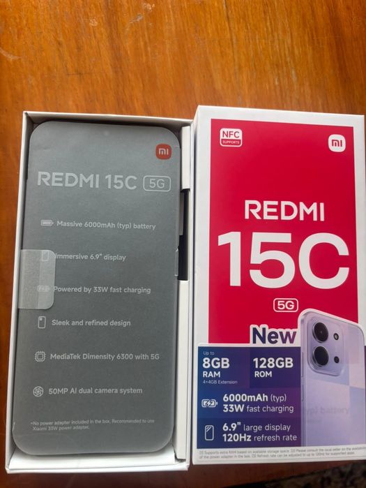 Telefon Xiaomi Redmi 15C - 8GB RAM / 128GB - Nou