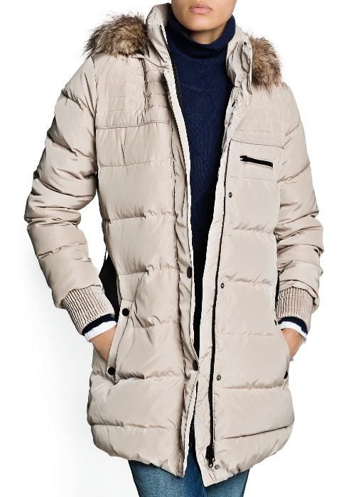 Пухено яке Mango, S