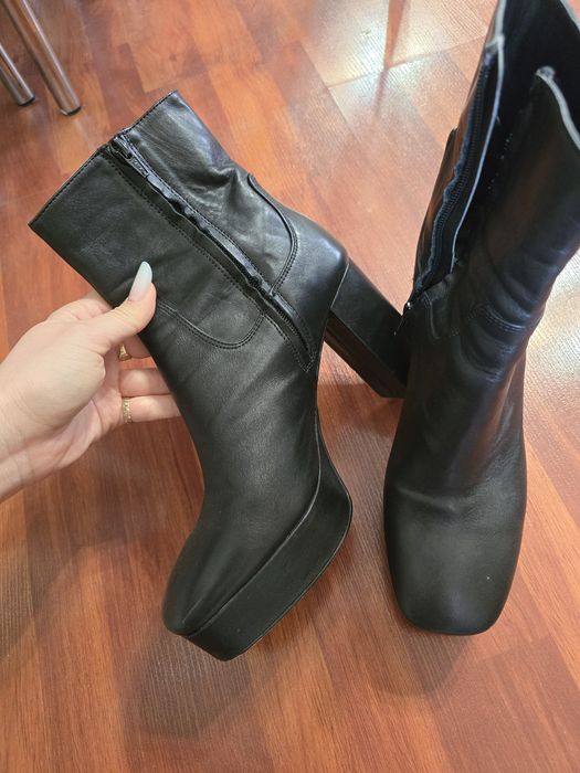 Ghete zara piele naturala