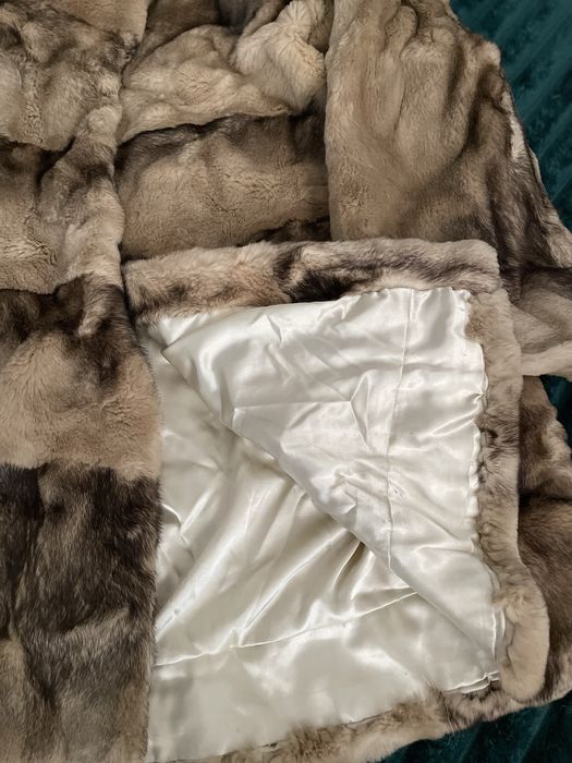 Норковая шуба с капюшоном