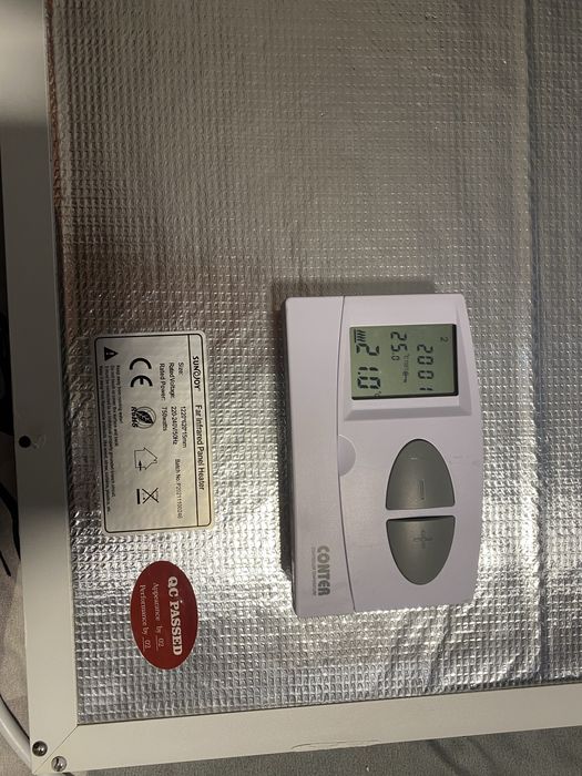 Panou radiant infrarosu sunjoy 750w plus termostat premium