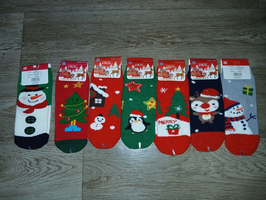 Продам новогодние носки