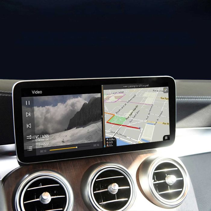 Navigatie Android Mercedes C / GLC 12.3" CarPlay&Android Auto 8+128GB