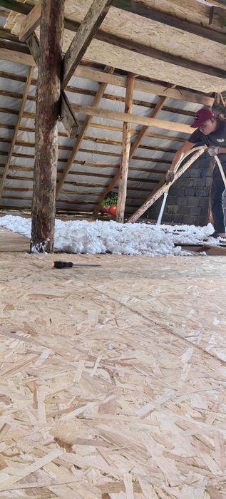 Утепление Пенаизол  крыши стены