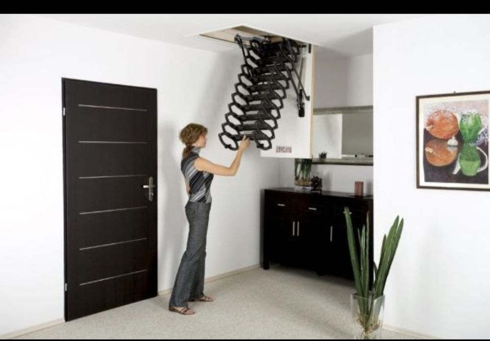 Металические чердачные лестницы.