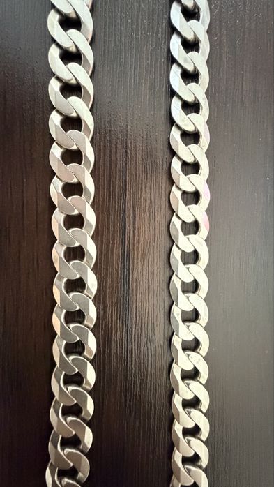 Серебряная цепь мужская 925