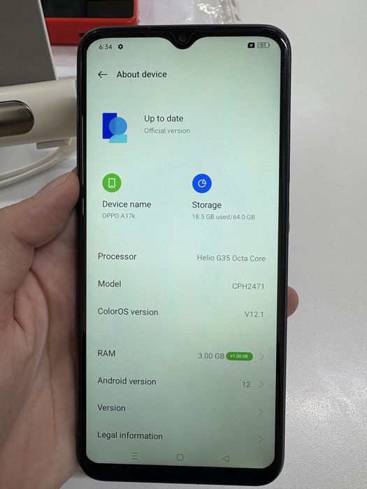 Oppo A17K 64Gb Бу