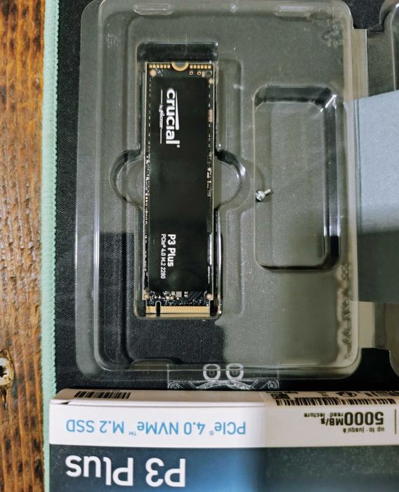 Crucial P3 Plus 1000GB / 1TB NVMe M.2 2280 PCIe Gen 4.0x4 / SSD Диск