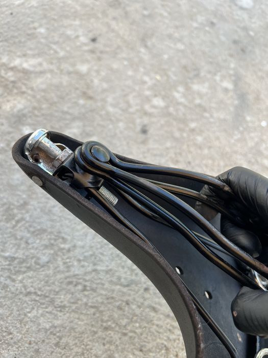 Șa bicicleta Vintage Brooks din piele