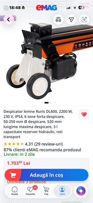 Despicator lemne Ruris DL600