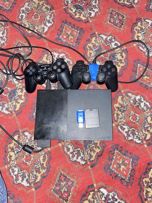 Ps 2 slim 2ta jostik memory card va filishka bor