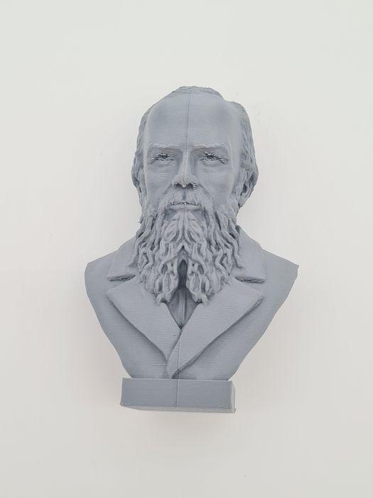 Bust Dostoievski – printat 3D