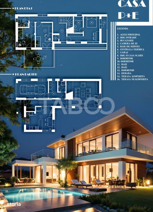 Casa individuala premium in Sannicoara cu piscina si curte generoasa