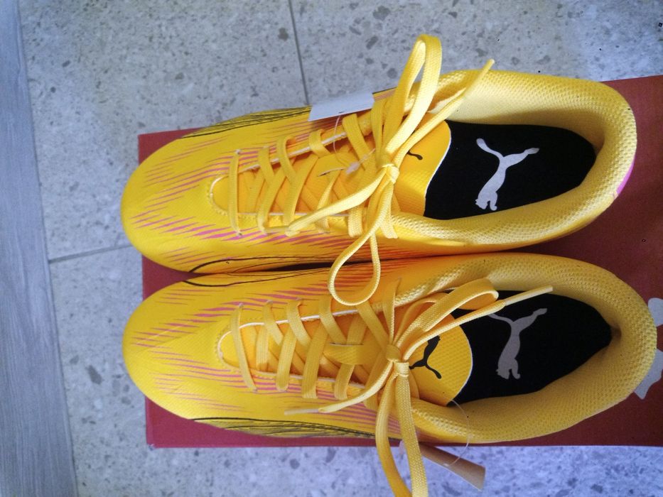 PUMA Ultra Play FG/AG Forever Faster - Sun Stream/PUMA Black/Sunset Gl