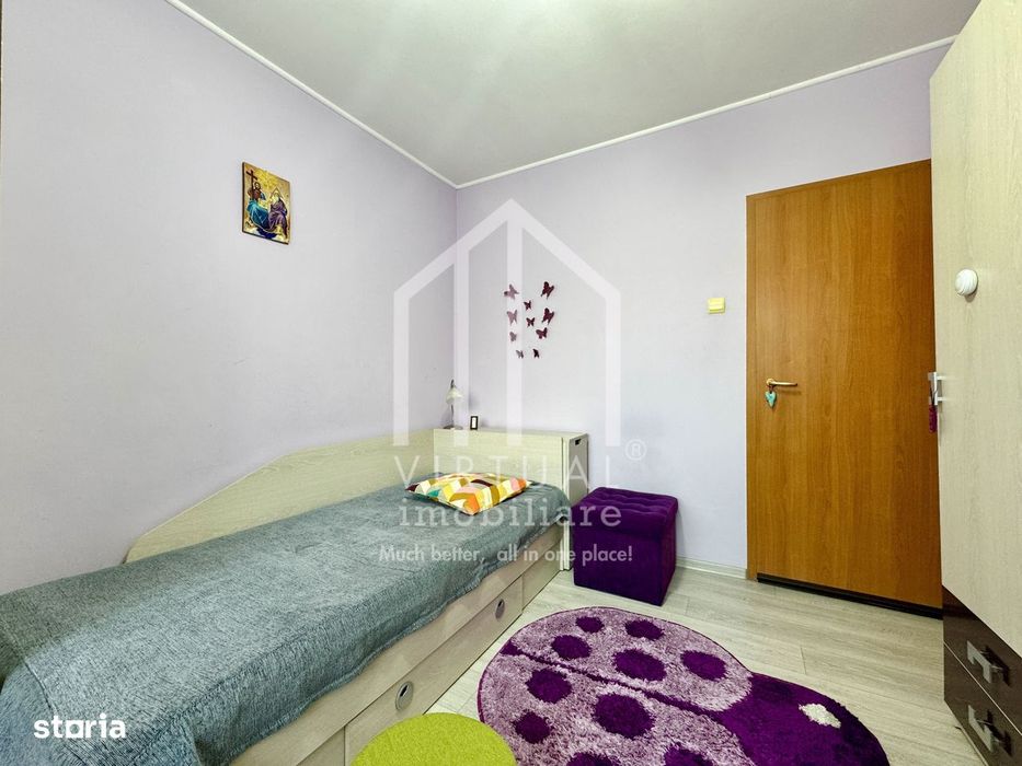 Apartament cu 2 camere, 44mp utili + 2 balcoane, boxa  - Zona Centrala
