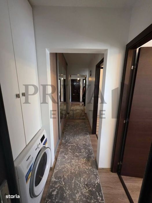 Apartament mobilat si utilat 3 camere, 2 bai, 67 mp, Girocului