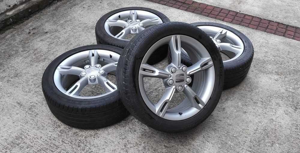 4 бр. Оригинални Алуминиеви джанти за Seat  17 5x112 ET54