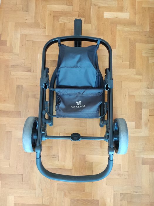 CANGAROO Комбинирана бебешка количка 2в1 SARAH + подарък кош за кола