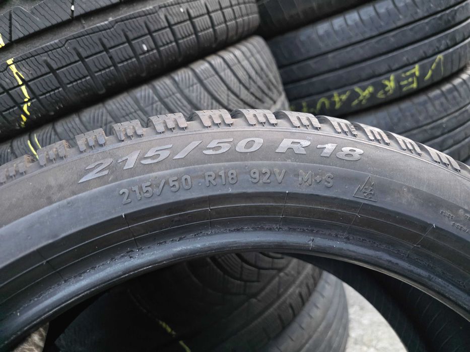 4бр Зимни гуми 215 50 18 - Pirelli - DOT 2022