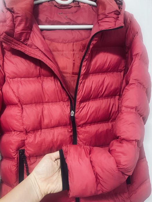 Леко и топло розово яке. Размер Л.