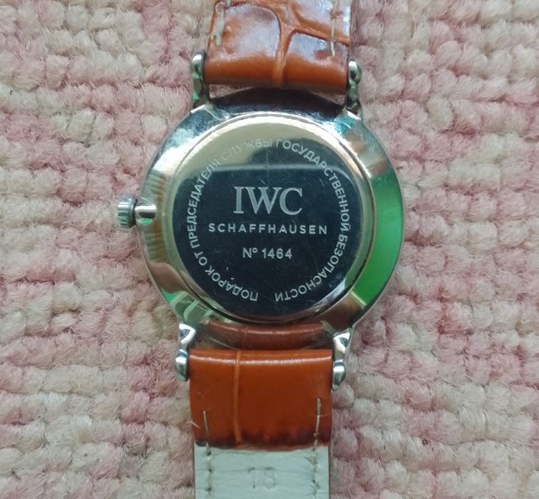 Qo'l soati... Shvetsariya-Swiss. IWC xalqaro model. DXX Raisi esdalik