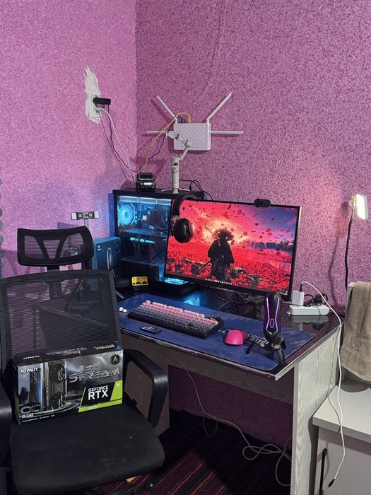 Kompyuter setup strimer va gamerlar uchun