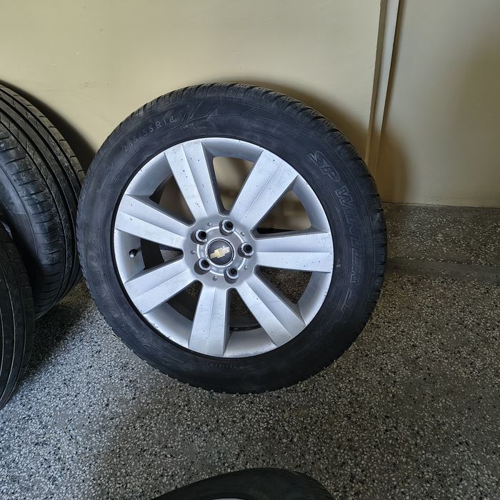 4 бр . 18 цола 5х 115 от шевролет каптива с гуми