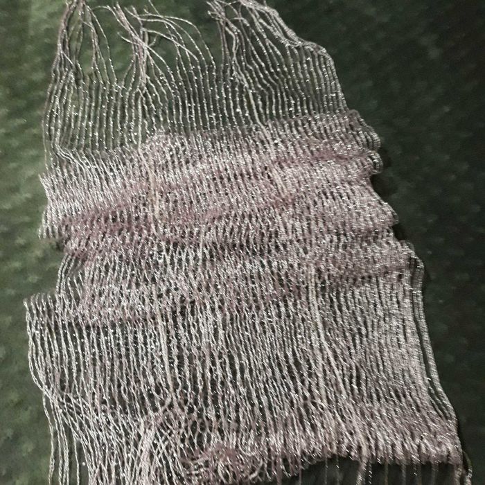 Шал в нежно розово