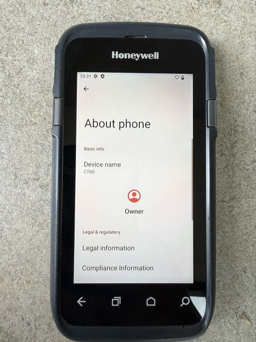 Terminal mobil Honeywell Dolphin CT60 + 2 Baterii (Fără încărcător)