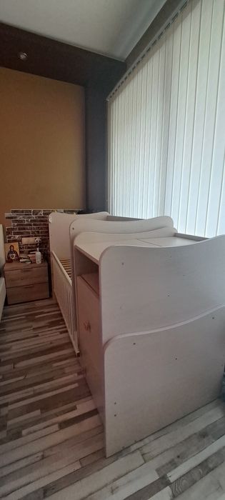 Детско легло с шкафове и две чекмеджета BERTONI