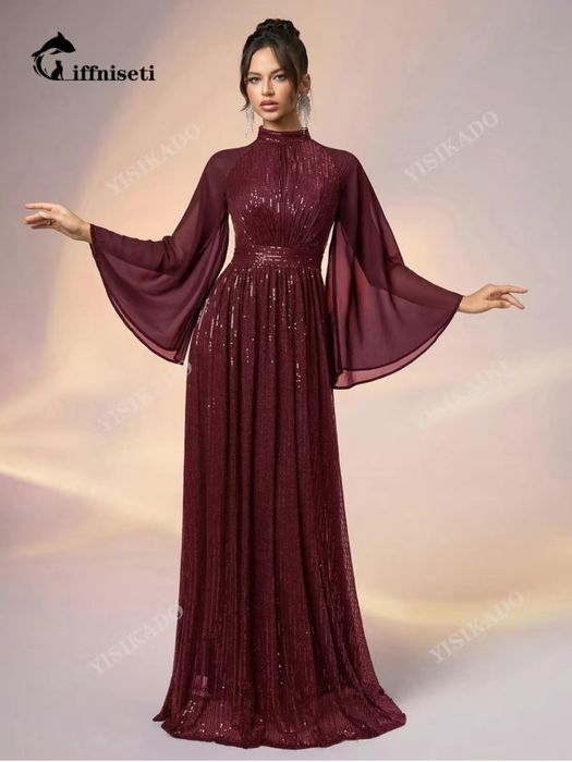 Длинное вечернее платье