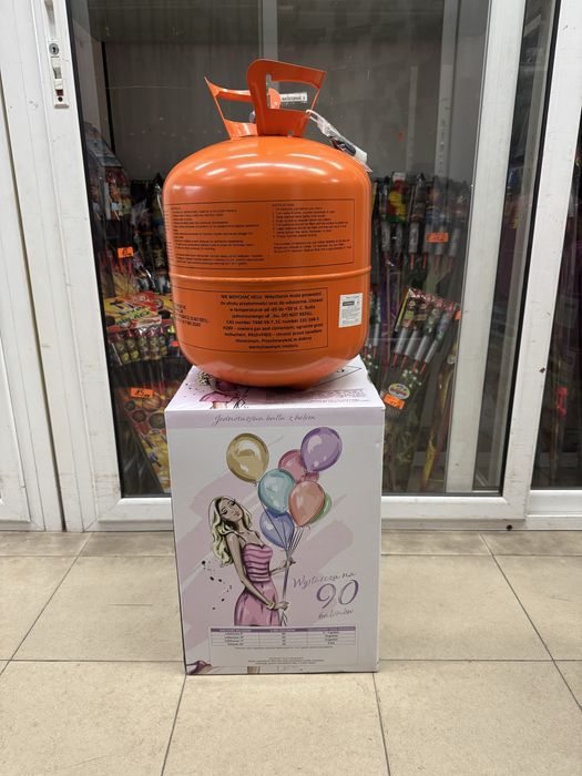 Бутилка с хелий за 30, 50, 80, 90 и 100 балона