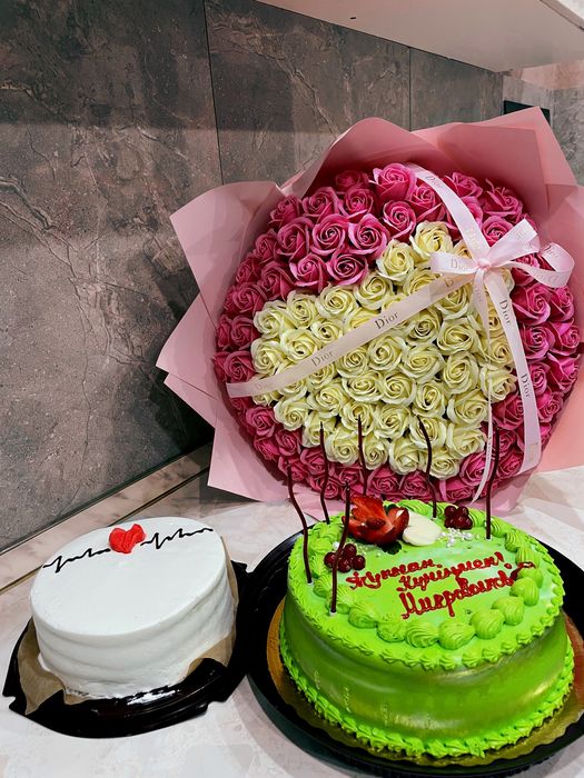 Цветы гүл мылный роза