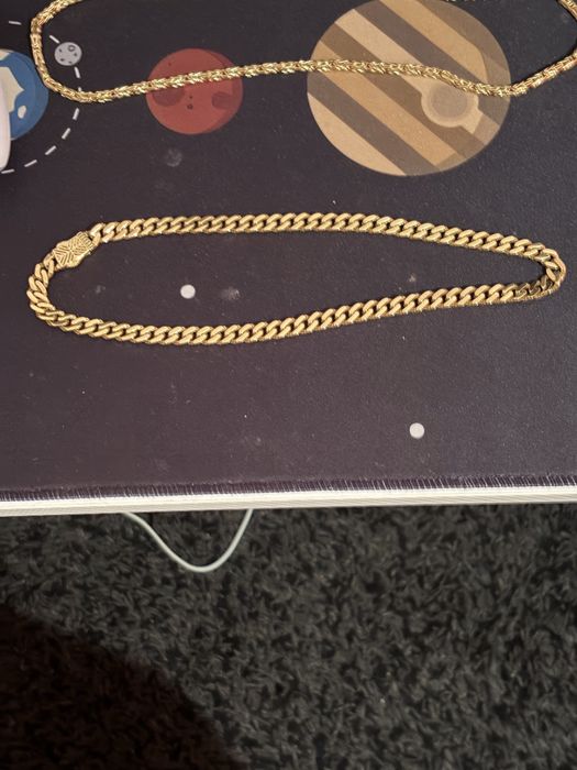 Lanț aur Cuban aur 14 k