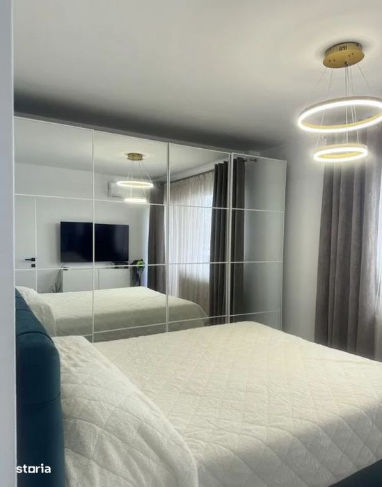 Apartament 2 dormitoare + living cu bucatarie open space + 2 balcoane — fotografia 3