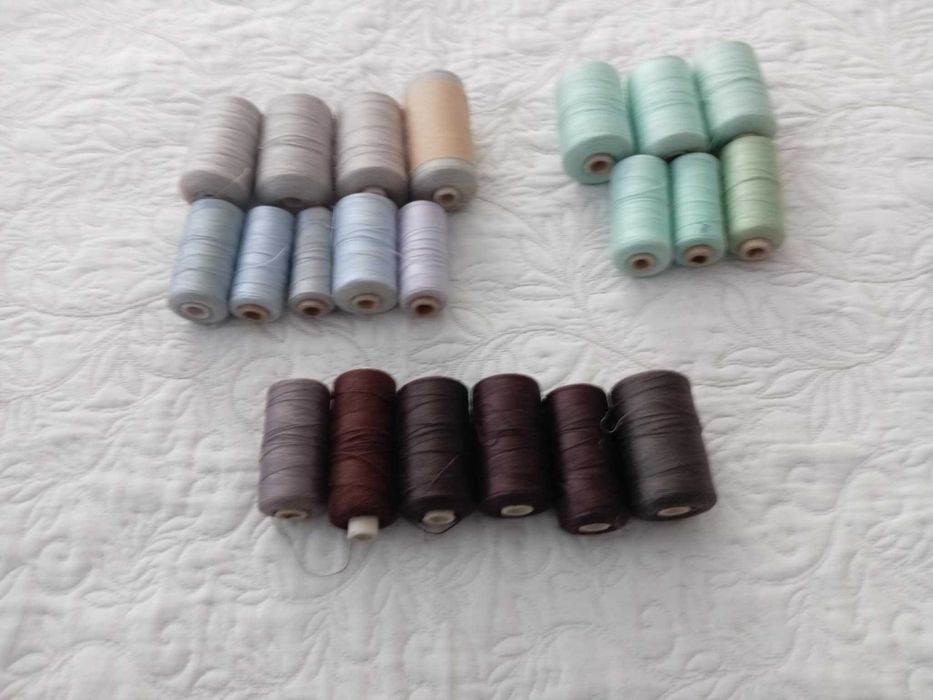 Куки за плетене, шевни макари и платове