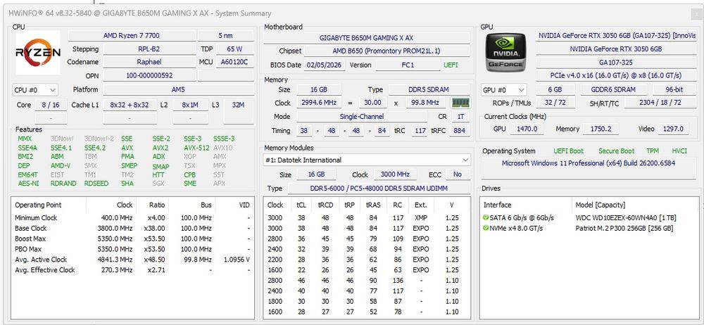 Sistem PC office light-gaming