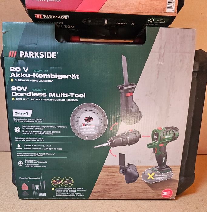 Scule Parkside Performance 20V 8ah  roto pendular rindea bormasina suflanta