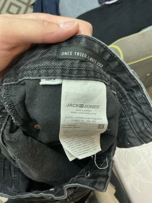Джинсы  jack jones черные