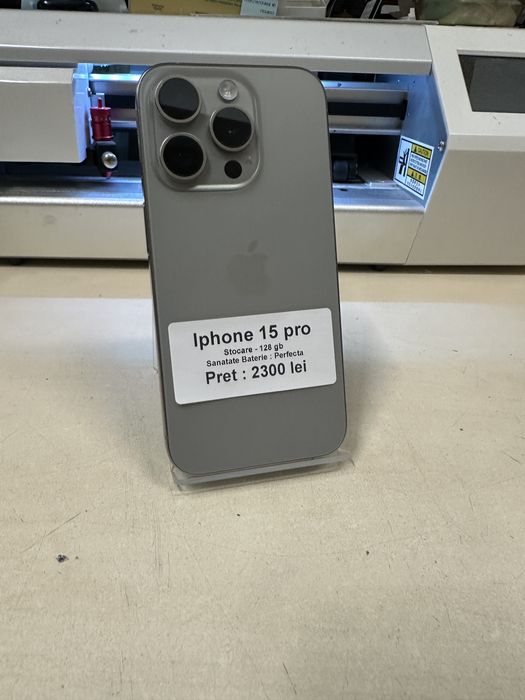 Iphone 15 pro / 128 gb / garantie / impecabil ca nou