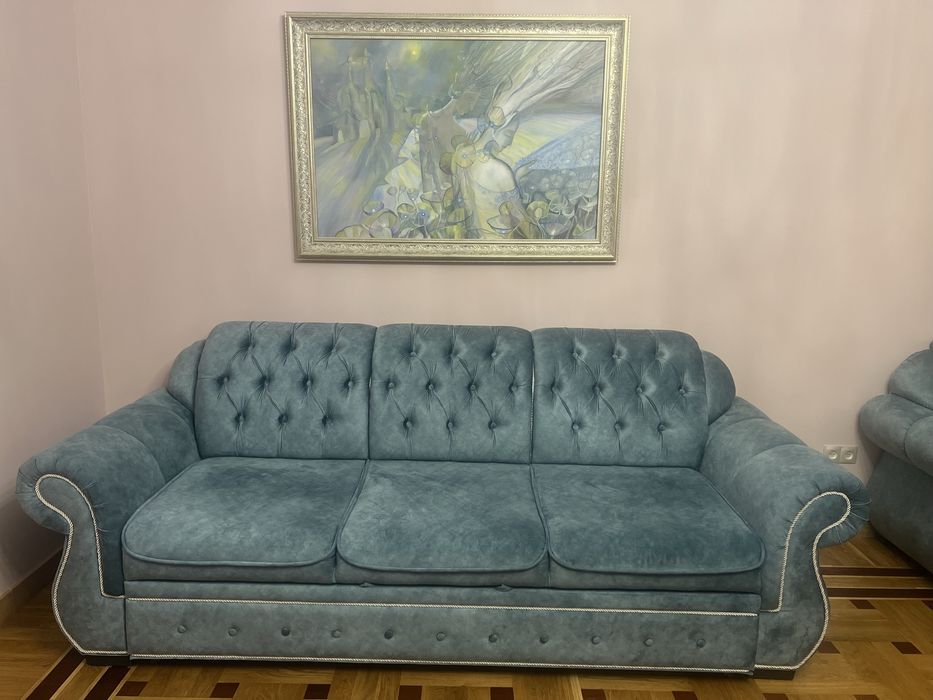 Диван раскладной +2 кресла