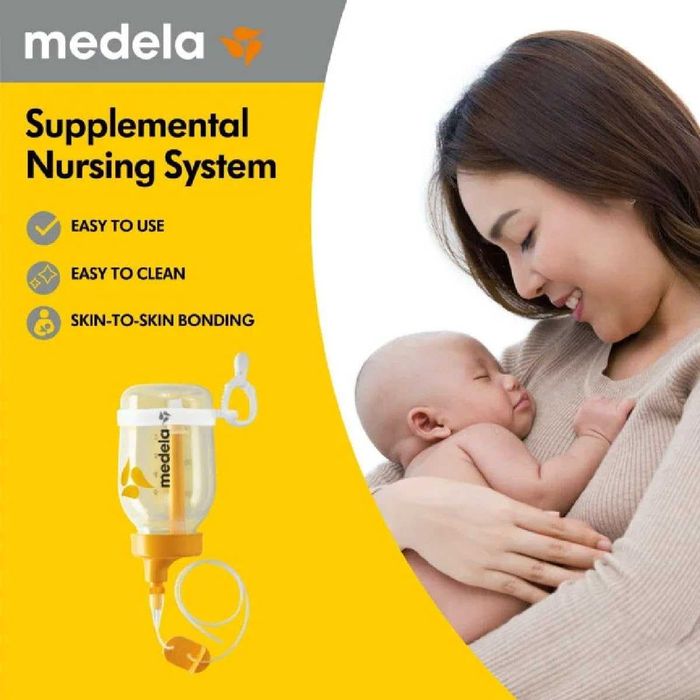 Medela Breast Feeding Set / Supplemental Nursing System – Допълнителна система за кърмене, 150 мл
